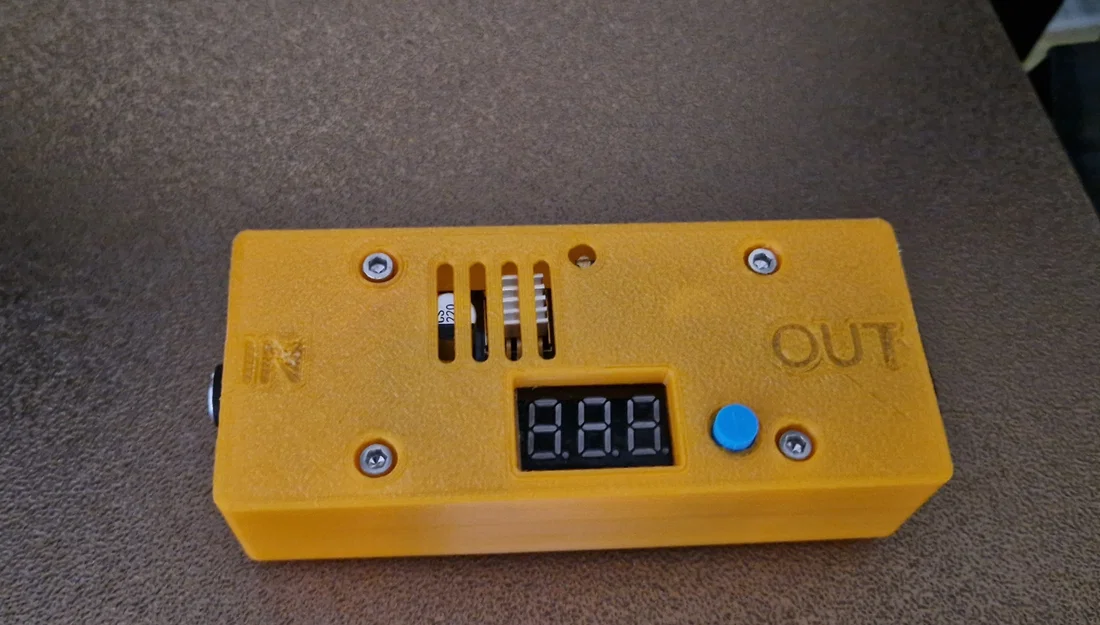 Hộp LM2596 converter kèm đầu nối input/output - Image 3