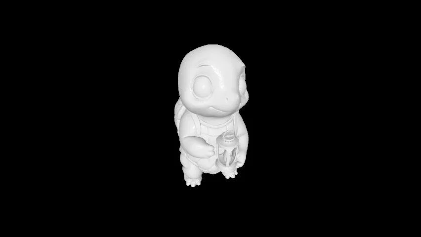 Mô hình 3D Chú Rùa Nhỏ Cầm Đèn (Cute Turtle) siêu đáng yêu - Image 1