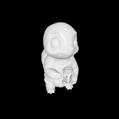 Mô hình 3D Chú Rùa Nhỏ Cầm Đèn (Cute Turtle) siêu đáng yêu