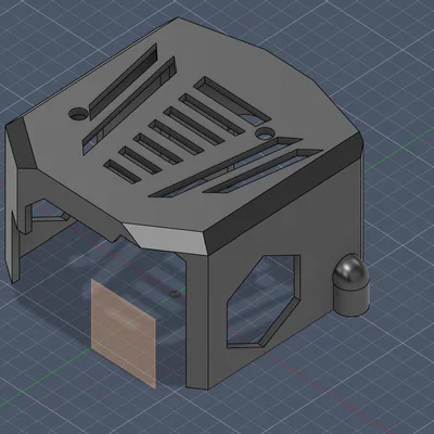 Nắp che đầu in 3D (Printhead Cover) cho Anycubic Kobra Go