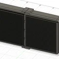 Khung gắn bộ lọc Carbon cho quạt tản nhiệt máy in 3D - Thumbnail 1