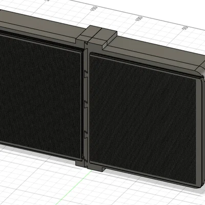 Khung gắn bộ lọc Carbon cho quạt tản nhiệt máy in 3D