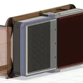 Khung gắn bộ lọc Carbon cho quạt tản nhiệt máy in 3D - Thumbnail 2