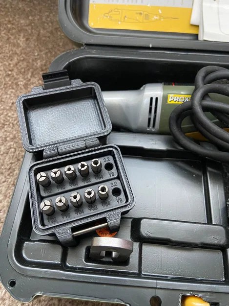 Hộp đựng collet Proxxon bền bỉ - Tự in 3D (Rugged Box) - Image 3