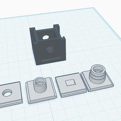 Mô hình tổ kiến module kết nối ống nghiệm in 3D tiện lợi