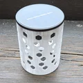 Đèn bàn LED năng lượng mặt trời đơn giản với điểm sáng lục giác - Thumbnail 3