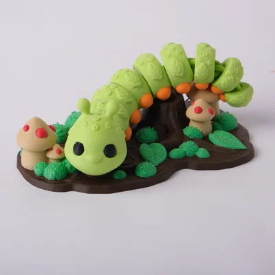 Đồ chơi sâu róm flexi rừng xanh (Forest Caterpillar Flexi Toy)