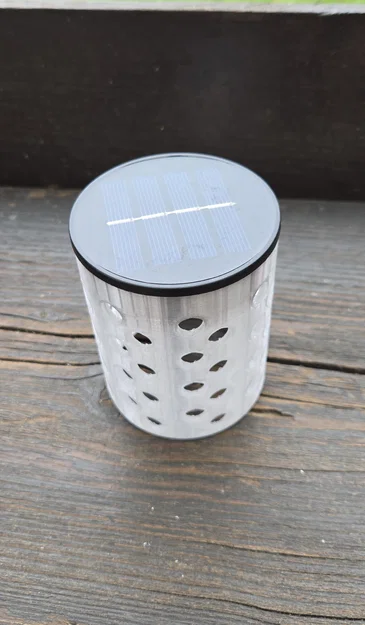 Đèn bàn LED năng lượng mặt trời đơn giản với các điểm sáng tròn - Image 4