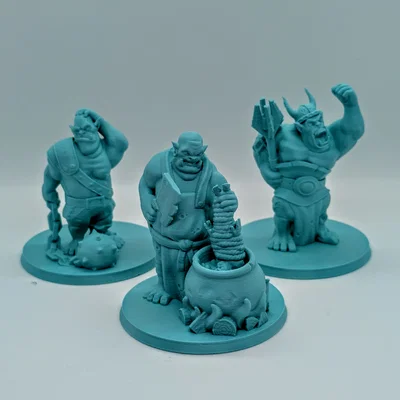 Ogre FDM supportless (Ogre 28mm in không cần supports)