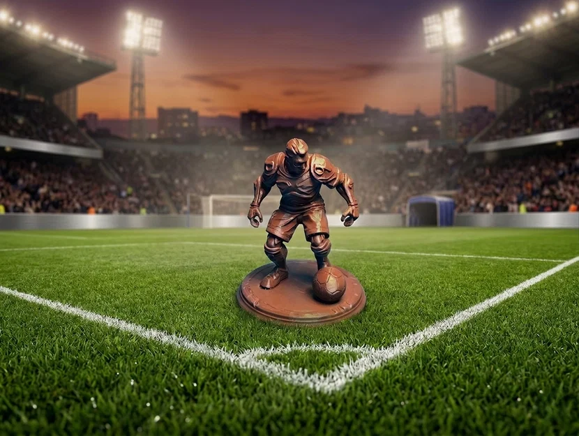 Mô hình Cầu thủ Bóng đá Bọc Giáp / Heavy Soccer Player Figure - Image 1