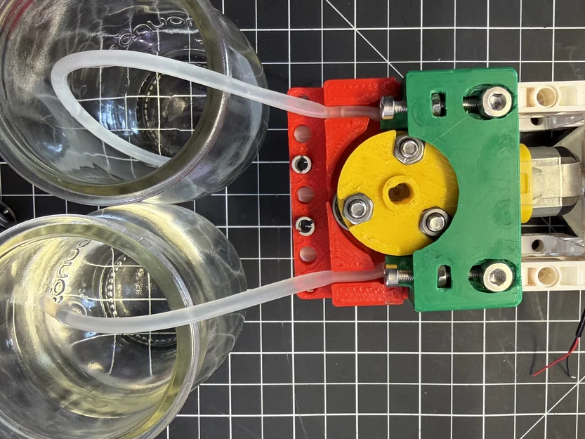 Bơm Peristaltic - Dùng cho motor DC hobby hoặc servo quay liên tục - Image 1