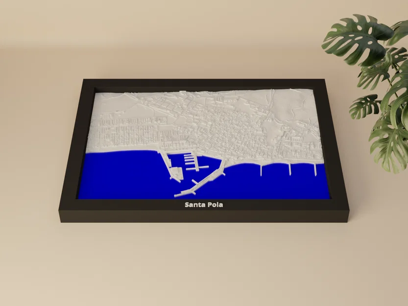 Santa Pola, Tây Ban Nha - Mô hình mini 3D - Image 1