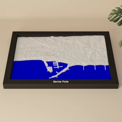 Santa Pola, Tây Ban Nha - Mô hình mini 3D