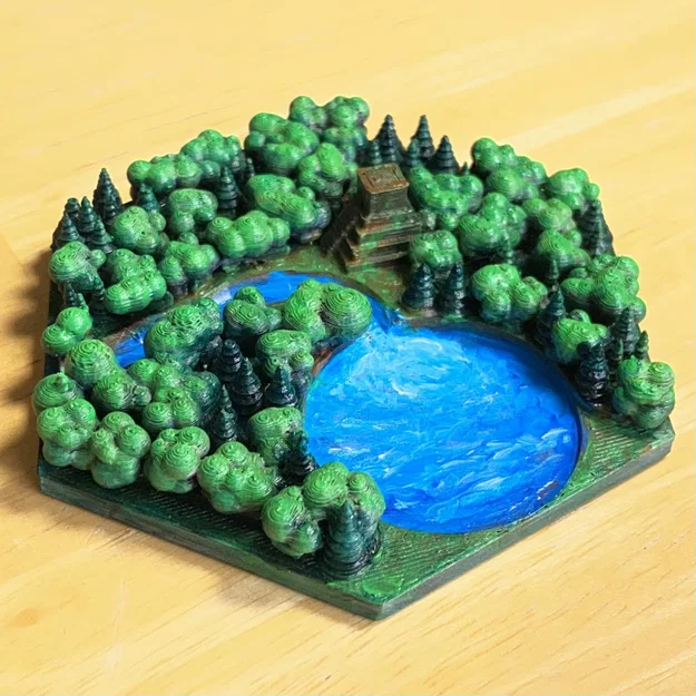 BradLeBard – Biến thể gỗ Catan cho Dakanzla 2.0 Magnetic Base Set - Image 1