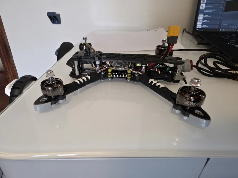 Ốp bảo vệ cánh tay TPU cho khung Mark 4 FPV Drone - Image 5