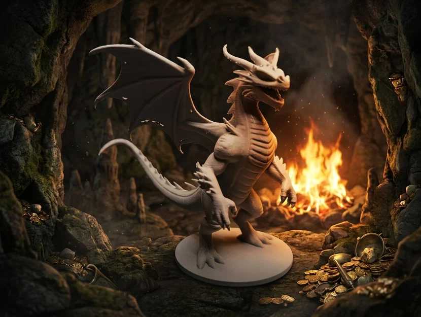 Tượng Rồng Fantasy Mini (Dragon Miniature) - Image 1