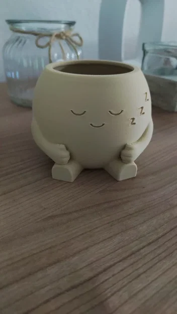 Sleepy Pot – Chậu Ngủ Gật Trang Trí Bàn & Chậu Trồng Cây Xinh - Image 8