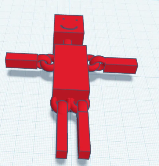 Mô hình người nộm Dummy khớp nối linh hoạt in 3D cực xinh - Image 1
