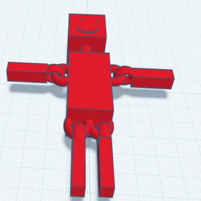 Mô hình người nộm Dummy khớp nối linh hoạt in 3D cực xinh
