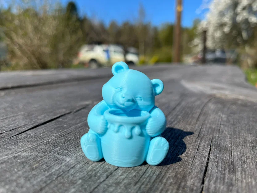 Candy Bear: Mô hình gấu 3D dễ thương đựng đồ trang trí - Image 3