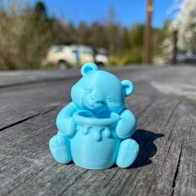 Candy Bear: Mô hình gấu 3D dễ thương đựng đồ trang trí