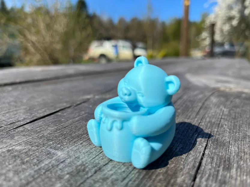 Candy Bear: Mô hình gấu 3D dễ thương đựng đồ trang trí - Image 4