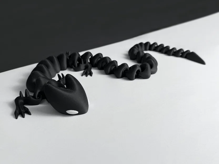 Flexi Night Dragon – Rồng đêm dẻo khớp nối print-in-place - Image 1