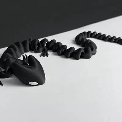 Flexi Night Dragon – Rồng đêm dẻo khớp nối print-in-place
