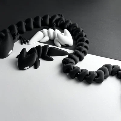 Flexi Night Dragon – Rồng đêm dẻo khớp nối print-in-place