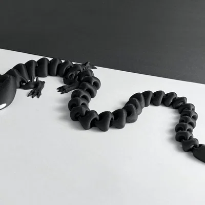 Flexi Night Dragon – Rồng đêm dẻo khớp nối print-in-place