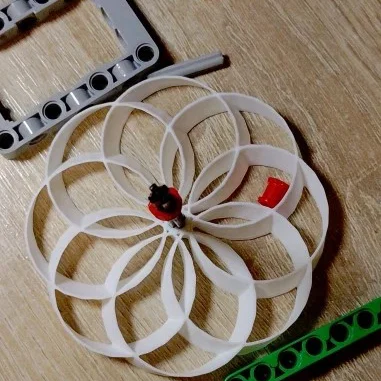 Mô hình cánh quạt Lego độc đáo - Phụ kiện lắp ráp kỹ thuật 3D