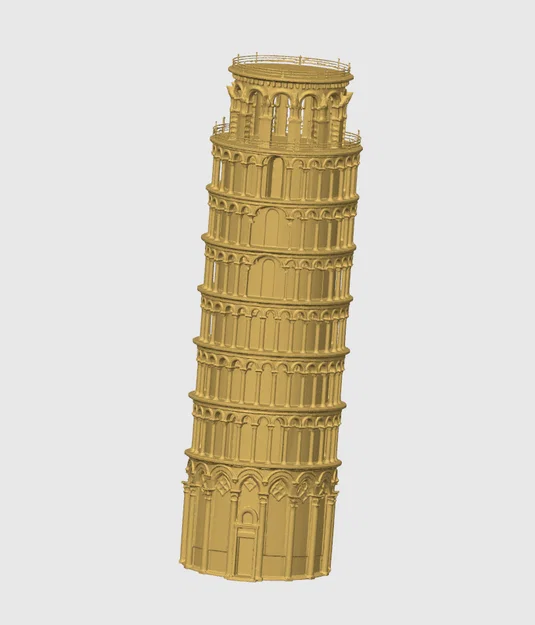 Monuments 01 – Tháp nghiêng Pisa – Italy - Image 1