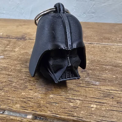 Móc khóa 3D hình mũ bảo hiểm Darth Vader - Phụ kiện độc đáo