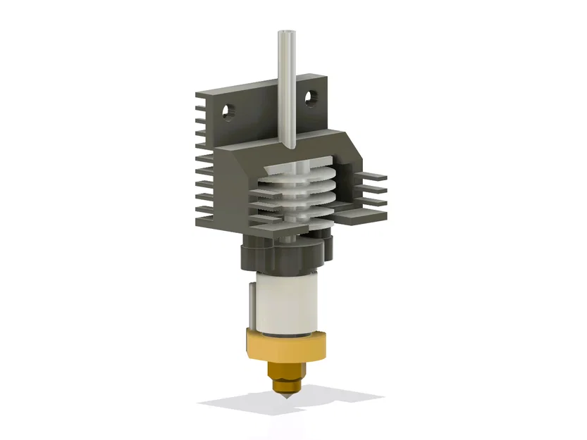 Mô hình 3D tham khảo cho Hotend Unicorn trên máy in Creality K1 - Image 1