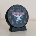 Đế trưng bày puck khúc côn cầu (Puck display stand) in 3D đơn giản - Thumbnail 1