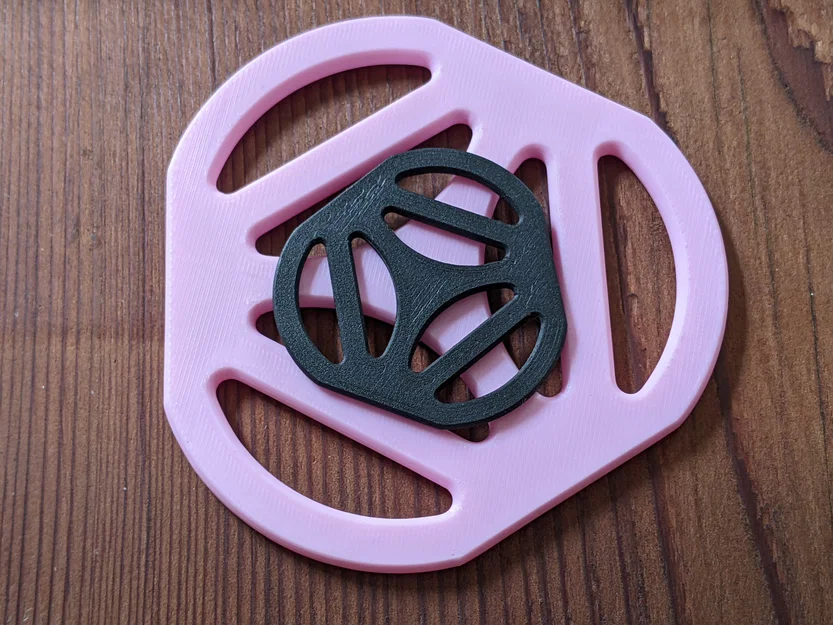 Tri-Ring: Phụ kiện kết nối dây đeo 3 chấu (20mm) in 3D tiện lợi - Image 1
