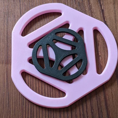 Tri-Ring: Phụ kiện kết nối dây đeo 3 chấu (20mm) in 3D tiện lợi