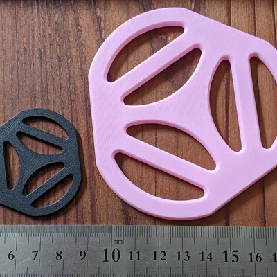 Tri-Ring: Phụ kiện kết nối dây đeo 3 chấu (20mm) in 3D tiện lợi