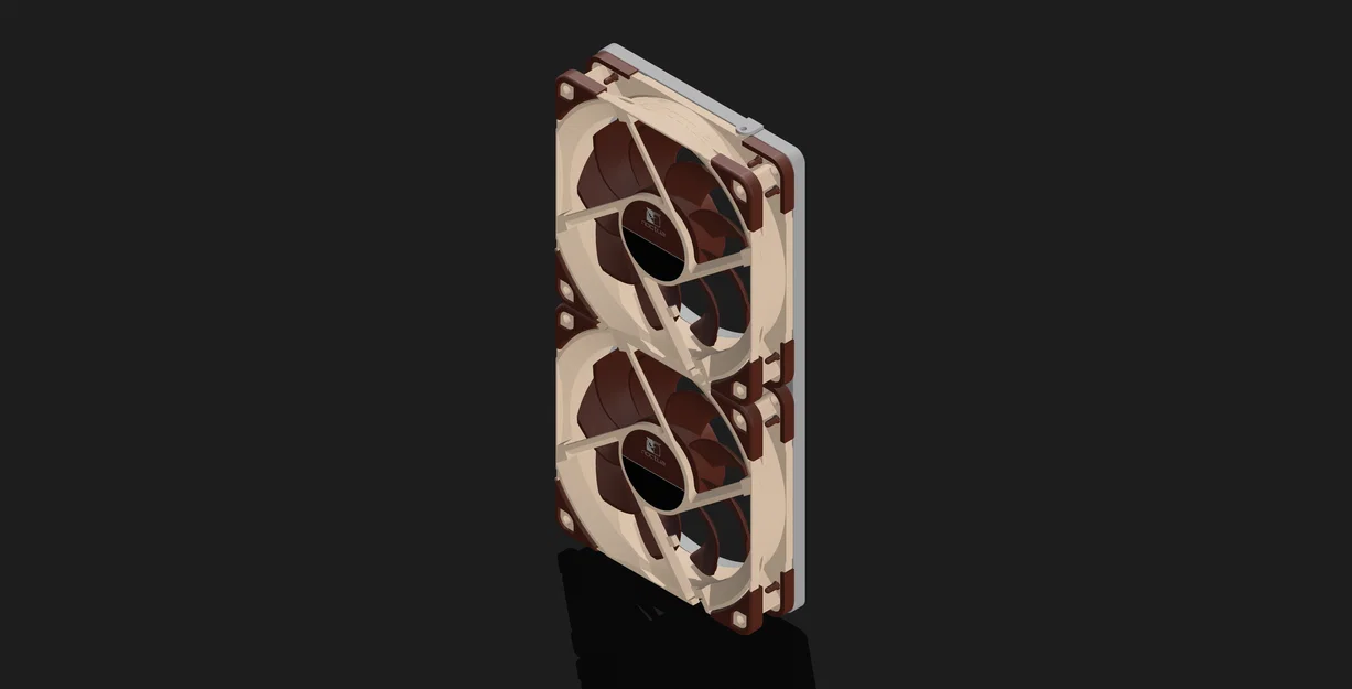 NCASE M2 Grater - Bracket mặt trước gắn 2 quạt 120mm, có lỗ bắt vít trên - Image 3
