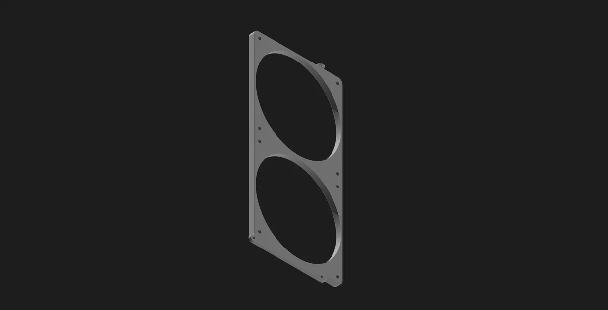 NCASE M2 Grater - Bracket mặt trước gắn 2 quạt 120mm, có lỗ bắt vít trên - Image 4