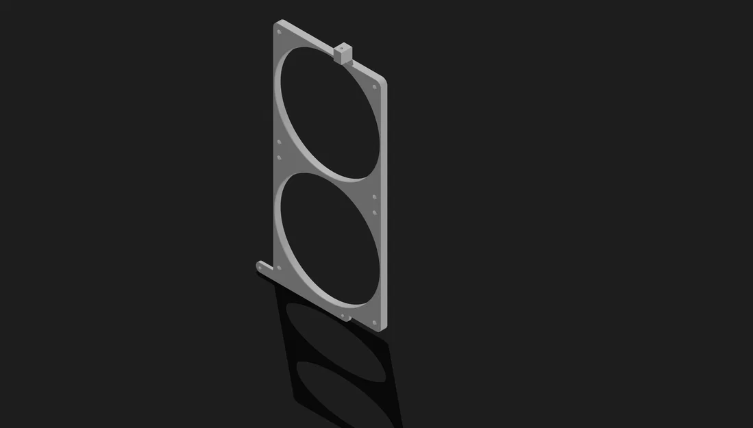 Bracket gắn quạt trước đôi 120mm cho NCASE M3 Grater (offset) - Image 5