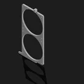 Bracket gắn quạt trước đôi 120mm cho NCASE M3 Grater (offset) - Thumbnail 5