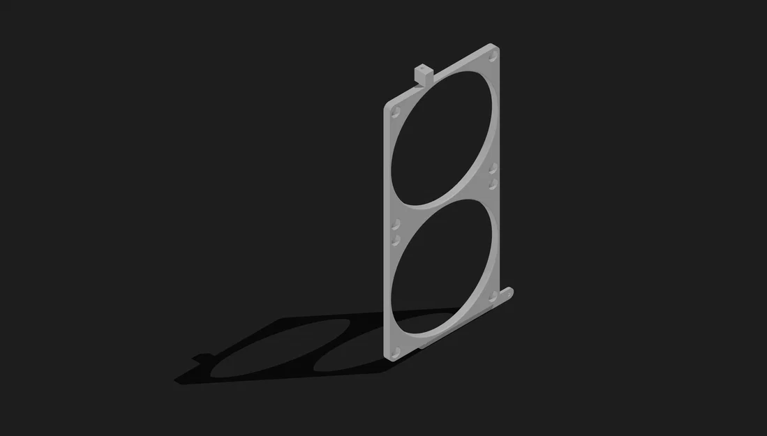 Bracket gắn quạt trước đôi 120mm cho NCASE M3 Grater (offset) - Image 7
