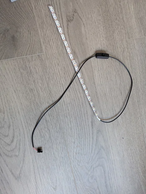 Giá đỡ LED strip dài cho Bambu Lab A1 (A1 long LED strip light support) - Image 2