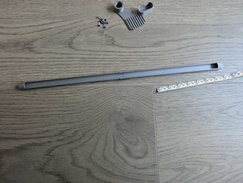 Giá đỡ LED strip dài cho Bambu Lab A1 (A1 long LED strip light support) - Image 6