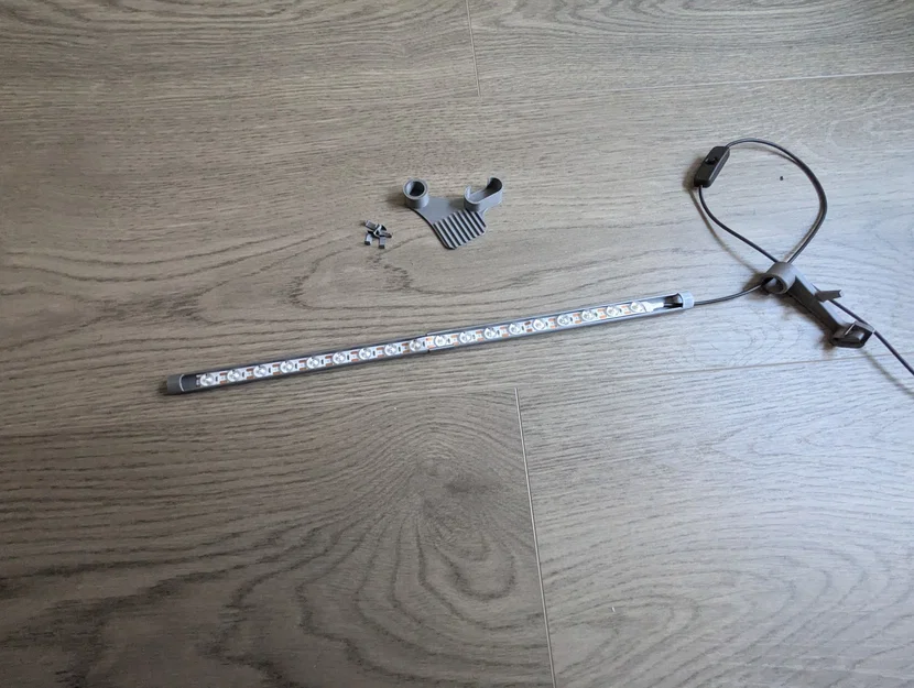Giá đỡ LED strip dài cho Bambu Lab A1 (A1 long LED strip light support) - Image 8