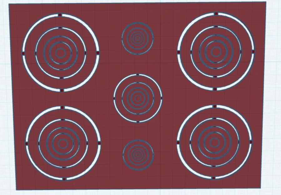 Khuôn Stencil đa kích thước cho bia bắn súng (Multi sized target) - Image 3