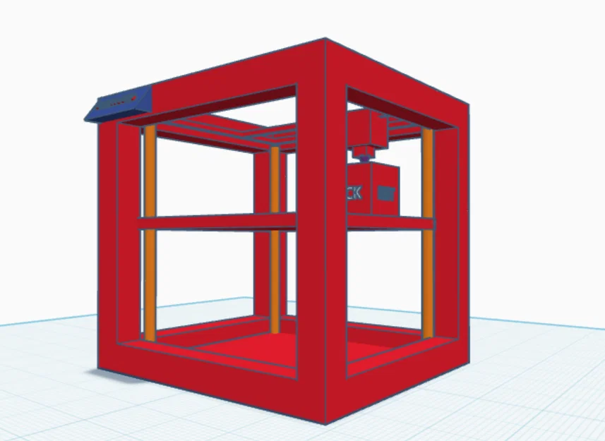 Mô hình khung máy in 3D Core XY lấy cảm hứng từ Bambu Lab P1P - Image 1