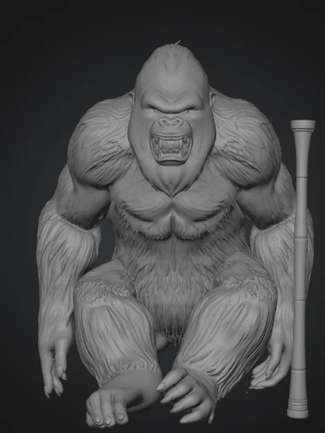 Mô hình Sasquatch 3D chi tiết cho người sưu tầm - Image 1