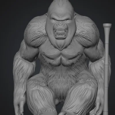 Mô hình Sasquatch 3D chi tiết cho người sưu tầm
